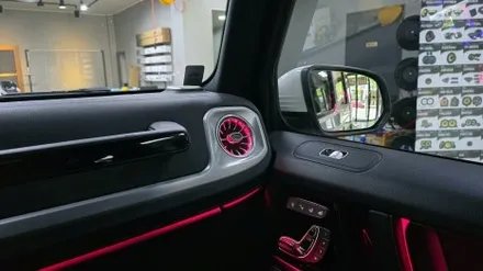 대구 벤츠 G바겐 63AMG 엠비언트 터빈 송풍구 순정 연동으로 실내 감성 업그레이드!