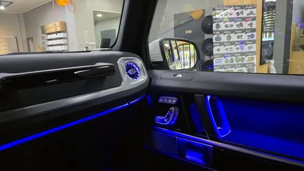 대구 벤츠 G바겐 63AMG 엠비언트 터빈 송풍구 순정 연동으로 실내 감성 업그레이드!