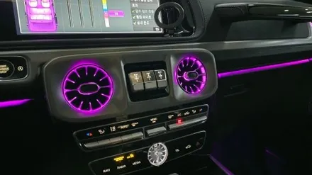 대구 벤츠 G바겐 63AMG 엠비언트 터빈 송풍구 순정 연동으로 실내 감성 업그레이드!