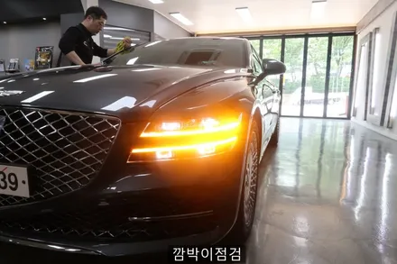 [대구신차검수] 대구 제네시스G80 신차검수 및 우수한 시인성 및 열차단썬팅 글라루스 에디션R 썬팅시공!