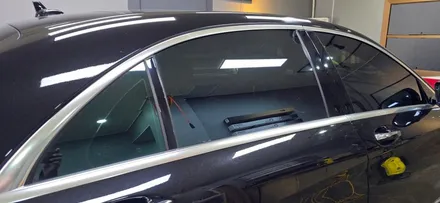 대구 벤츠 S500 W222 우수한 시인성 & 뛰어난 열차단 글라루스 레티나 반사필름 시공!