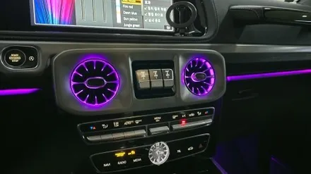 대구 벤츠 G바겐 63AMG 엠비언트 터빈 송풍구 순정 연동으로 실내 감성 업그레이드!