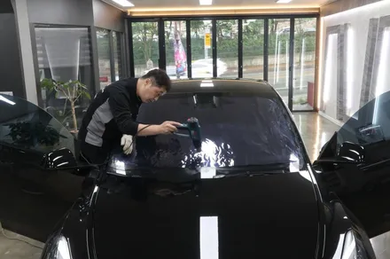 [신차검수] 대구 테슬라모델Y 신차검수 및 열차단썬팅 글라루스 에디션R 시공!