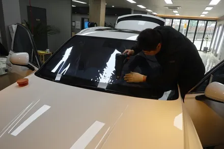 [신차검수] 대구 제네시스 GV80 신차검수 및 대프리카 여름 준비를 위한 여름 글라루스 에디션R 썬팅