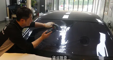 [대구신차검수] 대구 제네시스G80 신차검수 및 우수한 시인성 및 열차단썬팅 글라루스 에디션R 썬팅시공!