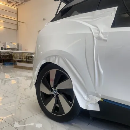 중고 전기차를 새 차로 만들어보자 광주 랩핑 듀오톤 시 공기 BMW i3 sol / 광주 서구 치평동