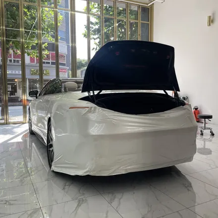 Mercedes-Benz S63 AMG 전체 랩핑(화이트펄) / 광주 서구 치평동