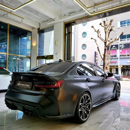 광주 랩핑 / BMW - G80 M3 전체랩핑/ 랩핑/ 전체랩핑/ 부분랩핑/ 데칼/ 크롬죽이기/ 루프스킨/ 광주전체랩핑/ 광주데칼/ BMW/ M3 / 광주 서구 치평동