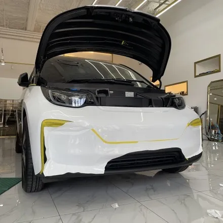 중고 전기차를 새 차로 만들어보자 광주 랩핑 듀오톤 시 공기 BMW i3 sol / 광주 서구 치평동