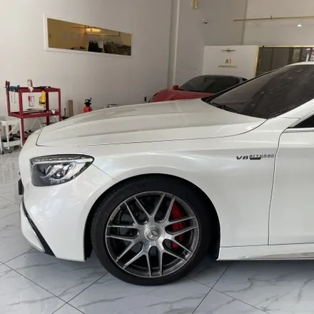 Mercedes-Benz S63 AMG 전체 랩핑(화이트펄) / 광주 서구 치평동