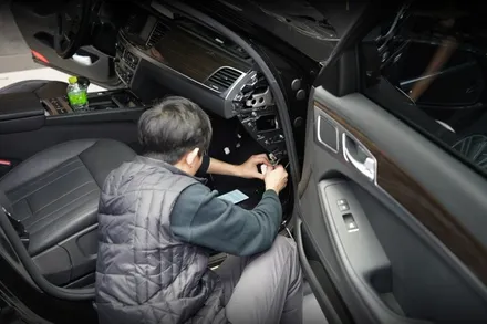 제네시스G80 어라운드뷰, 순정부품으로 순정과 똑같은 시공..