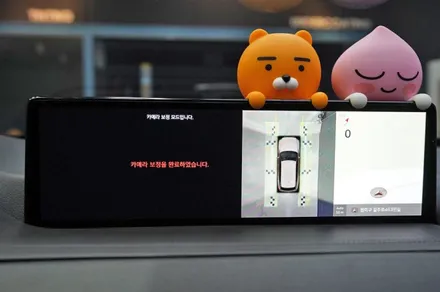 제네시스GV80 순정 어라운드뷰, 후측방모니터 옵션 시공