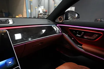 벤츠 S500 액티브 엠비언트 - W223 최고의 갬성 퍼포먼스 시공
