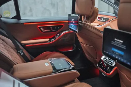 벤츠S500 W223 액티브엠비언트 , 부메스터 스피커 패키지 시공