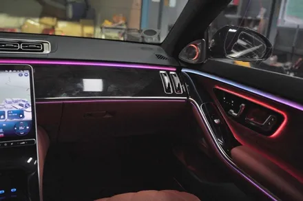 벤츠 S500 액티브 엠비언트 - W223 최고의 갬성 퍼포먼스 시공