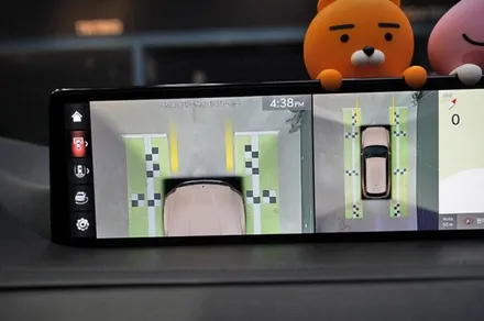 제네시스GV80 순정 어라운드뷰, 후측방모니터 옵션 시공