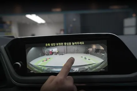 쏘나타DN8 어라운드뷰 - 빌트인캠 적용차량 순정 서라운드뷰 시공
