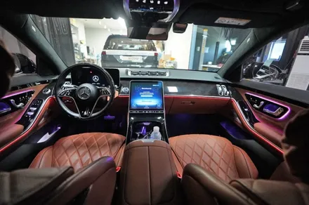 벤츠 S580 액티브엠비언트 , 4D 부메스터 스피커 , W223 출고후 필수작업!!!