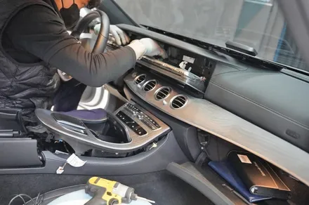 W213 벤츠E350 송풍구 엠비언트 , 부메스터 스피커는 국룰..