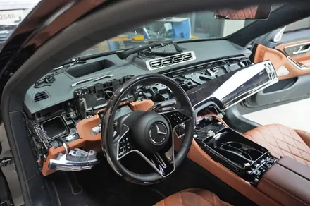 벤츠 S580 액티브엠비언트 , 4D 부메스터 스피커 , W223 출고후 필수작업!!!