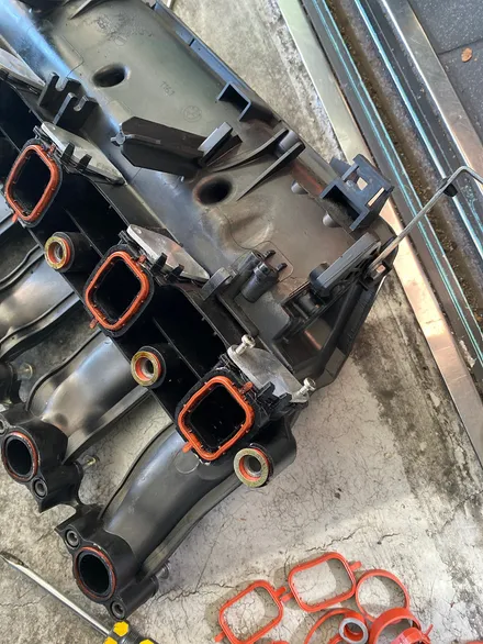 [E60 535d] M57 엔진 누유 - 흡기 딜리트킷, 써모스탯 교환 + 정기자동차 검사 / 고양, 일산, 김포, 파주