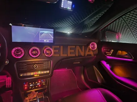 w176 a클래스  a45amg 순정형 송풍구 엠비언트 + 안드로이드오토 + 신형핸들 시공!! cla , gla , 45amg 레트로핏 드레스업