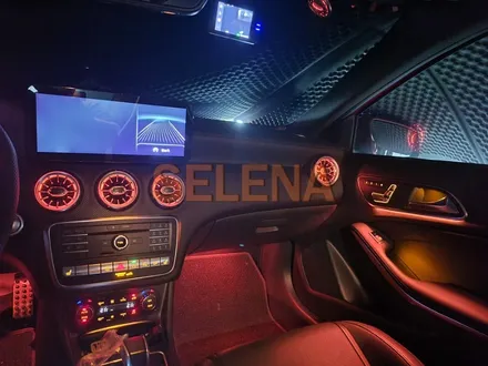 w176 a클래스  a45amg 순정형 송풍구 엠비언트 + 안드로이드오토 + 신형핸들 시공!! cla , gla , 45amg 레트로핏 드레스업
