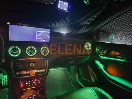 w176 a클래스  a45amg 순정형 송풍구 엠비언트 + 안드로이드오토 + 신형핸들 시공!! cla , gla , 45amg 레트로핏 드레스업