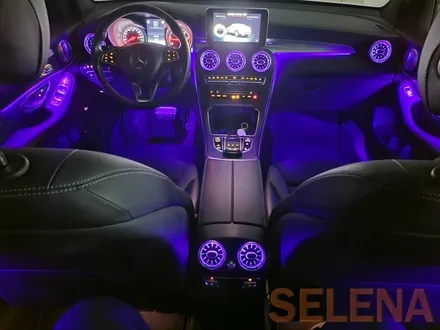 셀레나샵 벤츠 x253 glc 쿠페 후기형 세로그릴 + 64색엠비언트 송풍구 전체순정형 코딩 풀세트 패키지