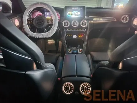 w205 c63amg 실내 드레스업 인스톨 신형핸들 64색 엠비언트 스피커까지 한방에