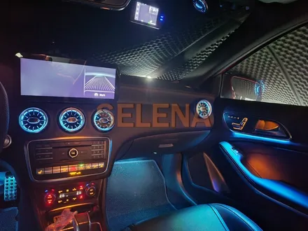 w176 a클래스  a45amg 순정형 송풍구 엠비언트 + 안드로이드오토 + 신형핸들 시공!! cla , gla , 45amg 레트로핏 드레스업