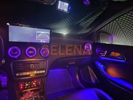 w176 a클래스  a45amg 순정형 송풍구 엠비언트 + 안드로이드오토 + 신형핸들 시공!! cla , gla , 45amg 레트로핏 드레스업