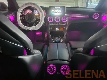 w205 c63amg 실내 드레스업 인스톨 신형핸들 64색 엠비언트 스피커까지 한방에