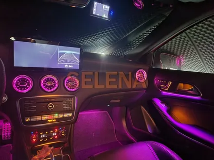 w176 a클래스  a45amg 순정형 송풍구 엠비언트 + 안드로이드오토 + 신형핸들 시공!! cla , gla , 45amg 레트로핏 드레스업