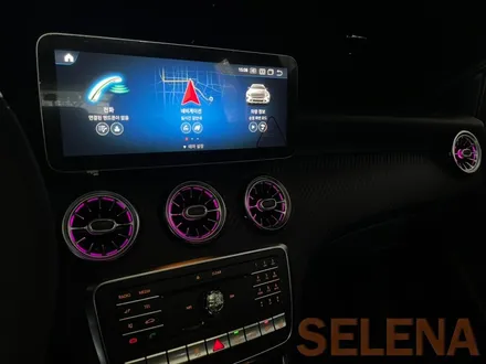 청주고객 - 벤츠 W176 a45amg a클래스 필수튜닝 !! 송풍구 엠비언트 , 안드로이드 오토 , led퍼포먼스 잠자리핸들