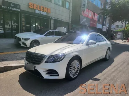 벤츠 w222 s클래스 신형개조 차량 - 베이지 실내 신형 드레스업 해주기