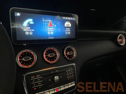 청주고객 - 벤츠 W176 a45amg a클래스 필수튜닝 !! 송풍구 엠비언트 , 안드로이드 오토 , led퍼포먼스 잠자리핸들