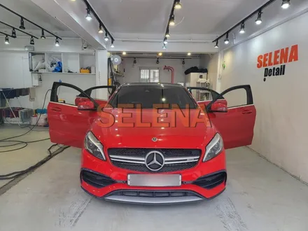 w176 a클래스  a45amg 순정형 송풍구 엠비언트 + 안드로이드오토 + 신형핸들 시공!! cla , gla , 45amg 레트로핏 드레스업