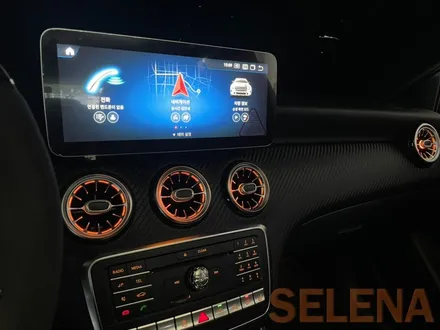 청주고객 - 벤츠 W176 a45amg a클래스 필수튜닝 !! 송풍구 엠비언트 , 안드로이드 오토 , led퍼포먼스 잠자리핸들