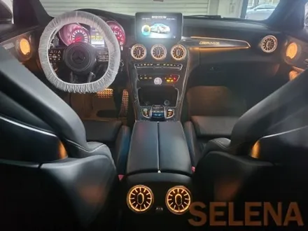 w205 c63amg 실내 드레스업 인스톨 신형핸들 64색 엠비언트 스피커까지 한방에