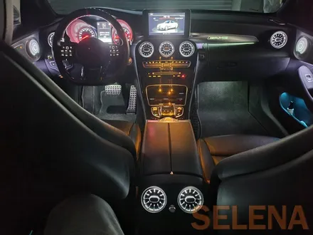 w205 c클래스 카브리올레 신형핸들 64색엠비언트 튜닝 총집합 풀세트!! 장착!!