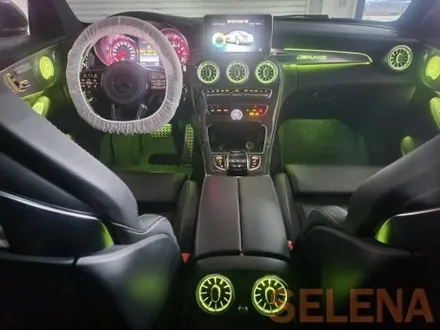 w205 c63amg 실내 드레스업 인스톨 신형핸들 64색 엠비언트 스피커까지 한방에