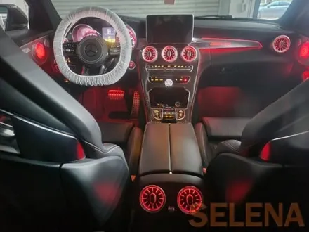 w205 c63amg 실내 드레스업 인스톨 신형핸들 64색 엠비언트 스피커까지 한방에