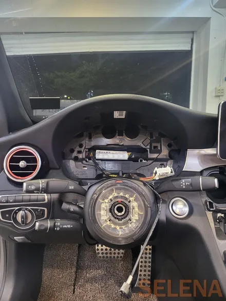 w205 c클래스 카브리올레 c63amg 만들기!! 계기판 , 64색엠비언트 풀세트 장착!!