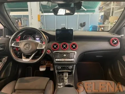 청주고객 - 벤츠 W176 a45amg a클래스 필수튜닝 !! 송풍구 엠비언트 , 안드로이드 오토 , led퍼포먼스 잠자리핸들
