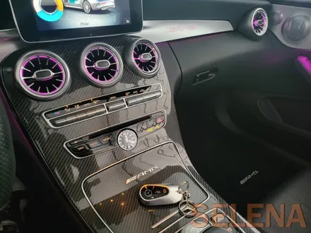 벤츠 w205 c63amg 실내 64색 송풍구 엠비언트 그리고 최신형키 컨버전 순정형 코딩