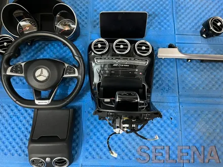 w205 c클래스 카브리올레 신형핸들 64색엠비언트 튜닝 총집합 풀세트!! 장착!!