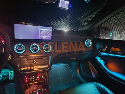 w176 a클래스  a45amg 순정형 송풍구 엠비언트 + 안드로이드오토 + 신형핸들 시공!! cla , gla , 45amg 레트로핏 드레스업