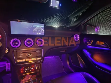 w176 a클래스  a45amg 순정형 송풍구 엠비언트 + 안드로이드오토 + 신형핸들 시공!! cla , gla , 45amg 레트로핏 드레스업
