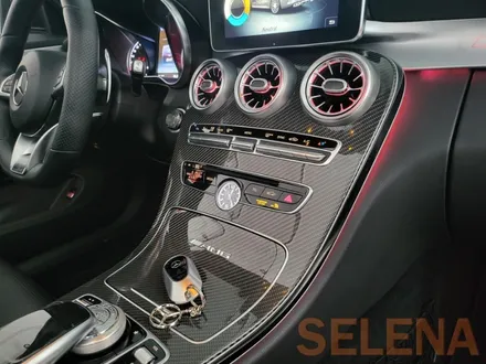 벤츠 w205 c63amg 실내 64색 송풍구 엠비언트 그리고 최신형키 컨버전 순정형 코딩